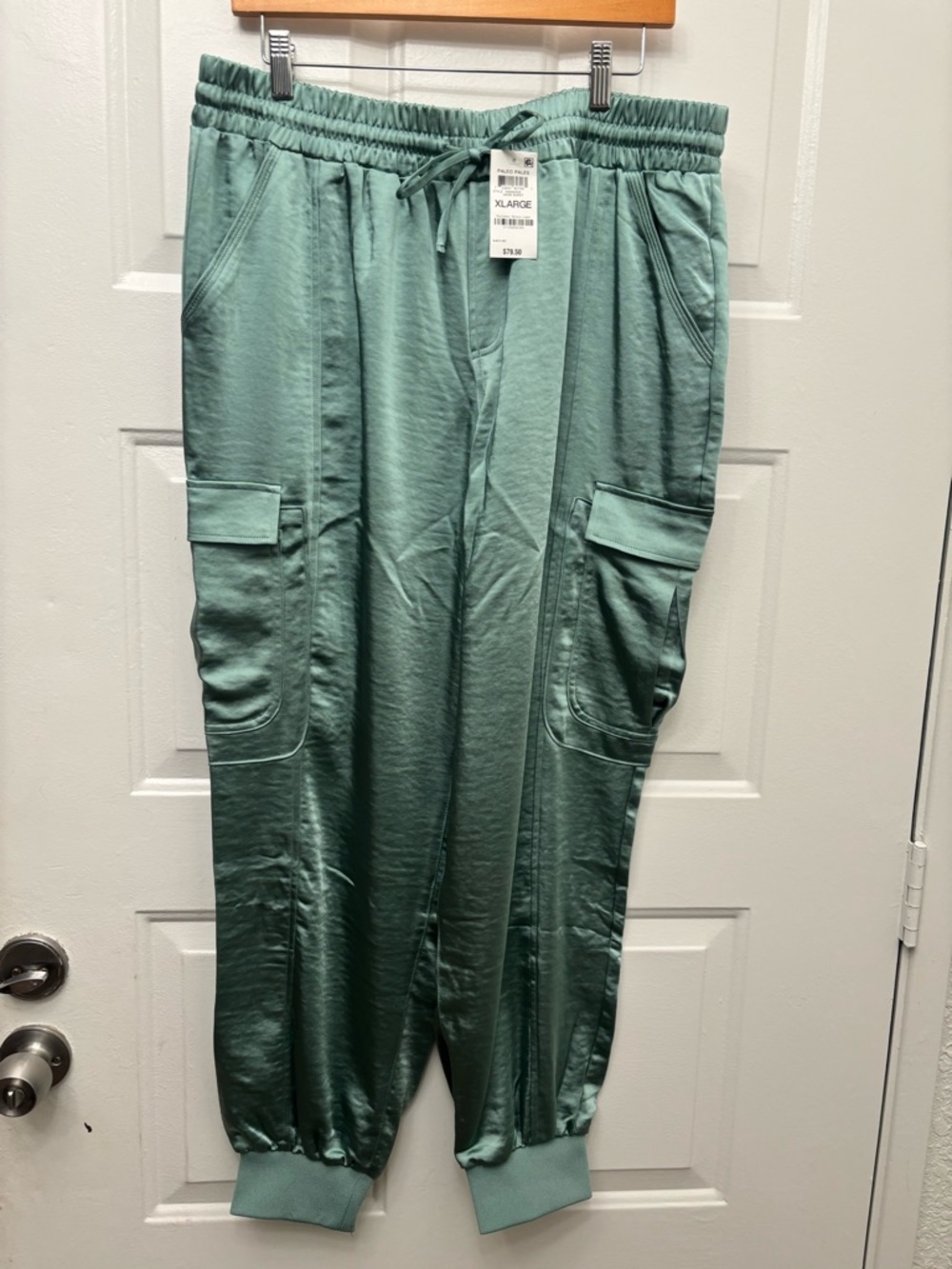 INC International Concepts Sage Green Cargo Jogger Pants